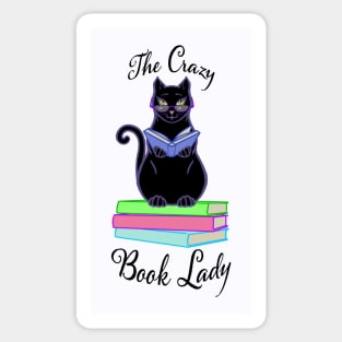 The Crazy Book Lady - Light T-Shirts Sticker